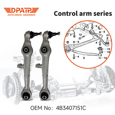 Audi A6 C5 VW Passat এর জন্য গাড়ির সাসপেনশন ফ্রন্ট লোয়ার কন্ট্রোল আর্মস 4B3407151C